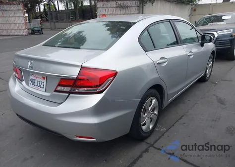 2015 Honda Civic Lx из США, поврежденный, VIN 19XFB2F50FE273748